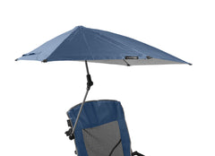 Sport-Brella Versa-Brella attachment clamps on the chair for shade