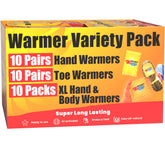 Sport Temp hand warmers 10-pair pack heats up quickly for chilly hands