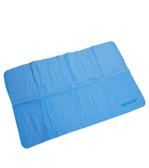 Sporti blue chamois towel packaged to protect longevity