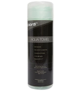 Sporti 26x17 large chamois towel in bright green dries quickly after swimming