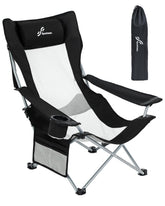 Sportneer Beach Chair with adjustable backrest for customizable comfort on sand.