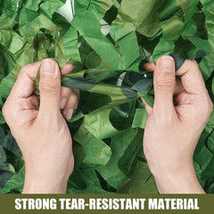 Sposuit camo netting ghillie-style assembly for enhanced concealment.