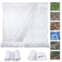 Sposuit Camo Netting over a hunting blind reduces glare for stealthy setup