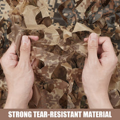 Sposuit camo netting spread for natural-looking camouflage in outdoor terrain