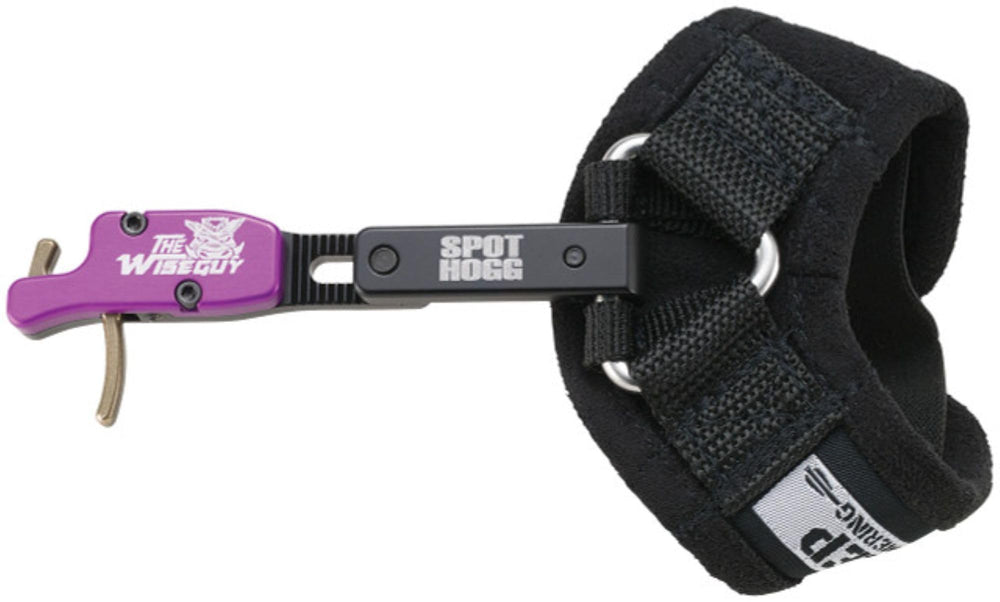 Spot Hogg Wiseguy Rigid front view shows micro-adjustable dial for precise fit.