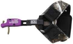 Spot Hogg Wiseguy Rigid release with Realtree strap for fast D-Loop hookup and precise control.