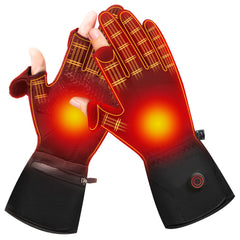 Spring in Fall heated gloves interior-wrist-heat for cozy typing sessions.