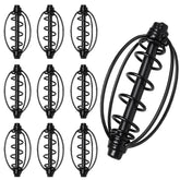 10 piece spring fishing feeder cages set