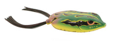 Spro Bronzeye King Daddy frog lure in natural green for big bass in thick cover