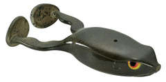 Spro Flappin Frog 65 Green Pumpkin in water shows irresistible topwater action.
