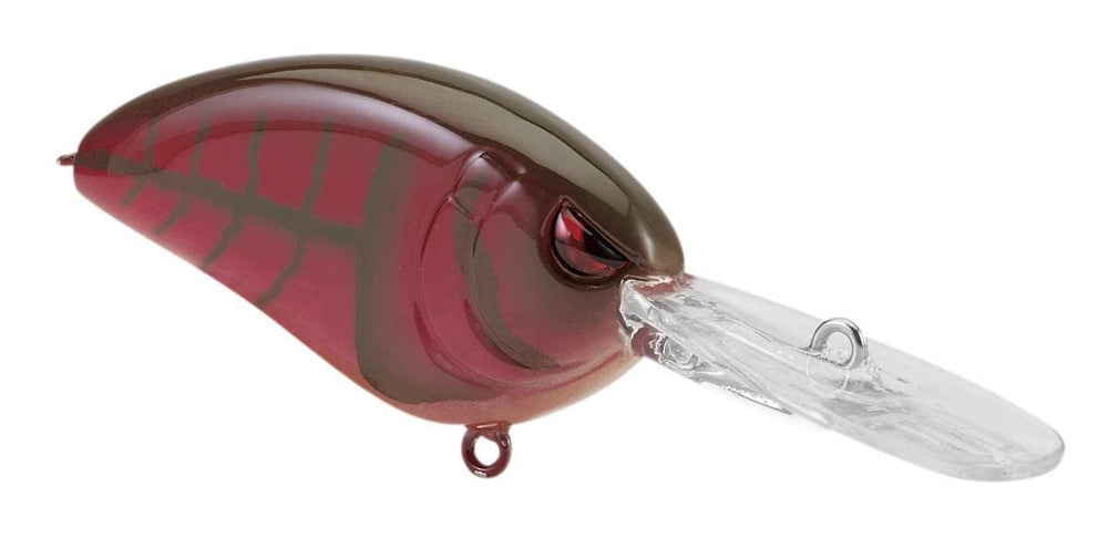SPRO Little John MCR DD 45 lure in red river craw color for river bass fishing.