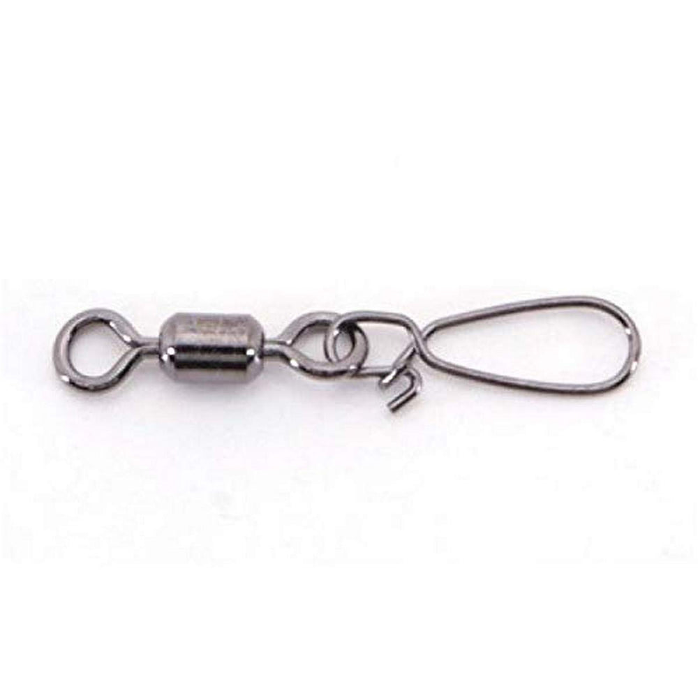 Spro Power Swivel with Hyper Snap in black reduces line twist and improves trolling reliability.