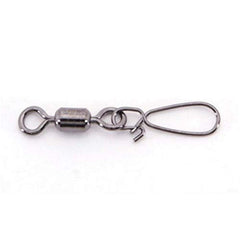 Spro Power Swivel with Hyper Snap in black reduces line twist and improves trolling reliability.