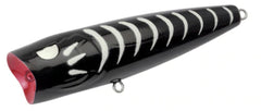 SPRO SEPP80BSK E Pop 80 Black Skeleton side profile, durable finish for rugged fishing conditions.
