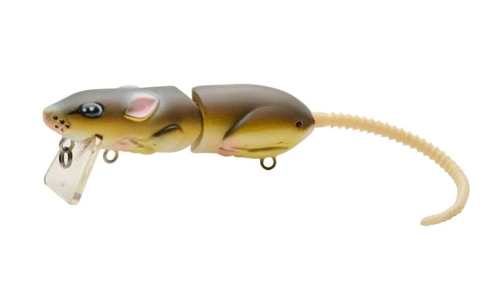 Spro SRT40Z1BRN front view, 4-inch topwater bait ideal for freshwater fishing.