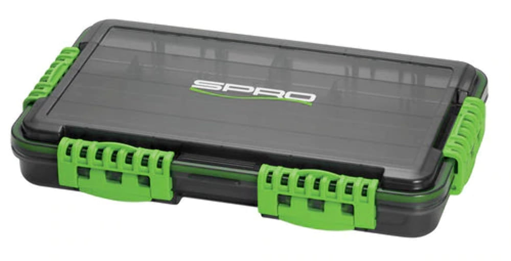 Spro STB3700D box front view shows durable finish and quick access.