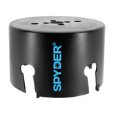 Spyder 4-1/2-inch hole saw kit shows versatile cutting options.