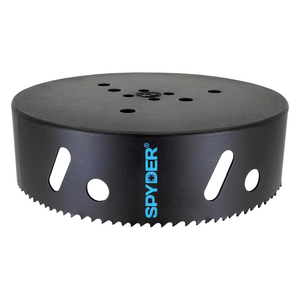 Spyder bimetal hole saw 6-5/8 inch diameter delivers smooth steel cuts