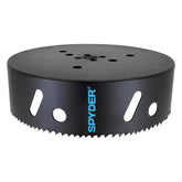Spyder bimetal hole saw 6-5/8 inch diameter delivers smooth steel cuts