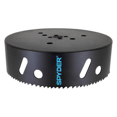 Spyder bimetal hole saw 6-5/8 inch diameter delivers smooth steel cuts