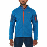 Spyder Empire fleece jacket front view showing versatile full zip for on-the-go warmth