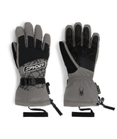 Spyder Overweb Gore-TEX glove Stormy small close-up highlighting breathable weather-ready fabric