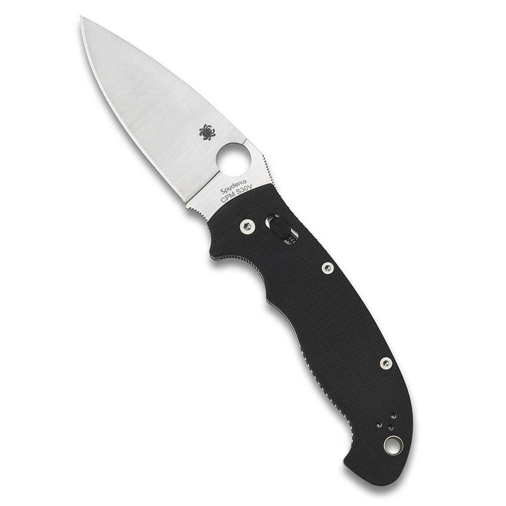 Spyderco Manix 2 with 3.8-inch CPM S30V blade for durable edge performance.