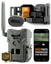 SPYPOINT Flex-Plus battery-extended image shows longer field sessions with power on the go.