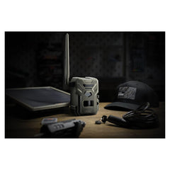 SPYPOINT Flex-Plus night-vision trigger emphasizes quick action in dim light.