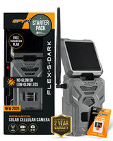 SPYPOINT Flex-S-Dark with built-in solar panel powering extended field use.