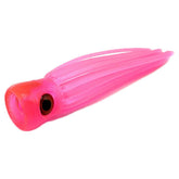 Squidnation Slammer Chugger pink 3in lure creating water chug trail for billfish