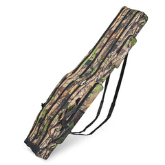 Srempeom 3 Layers Fishing Pole Bag front view highlights rugged, moisture-resistant exterior for gear protection.