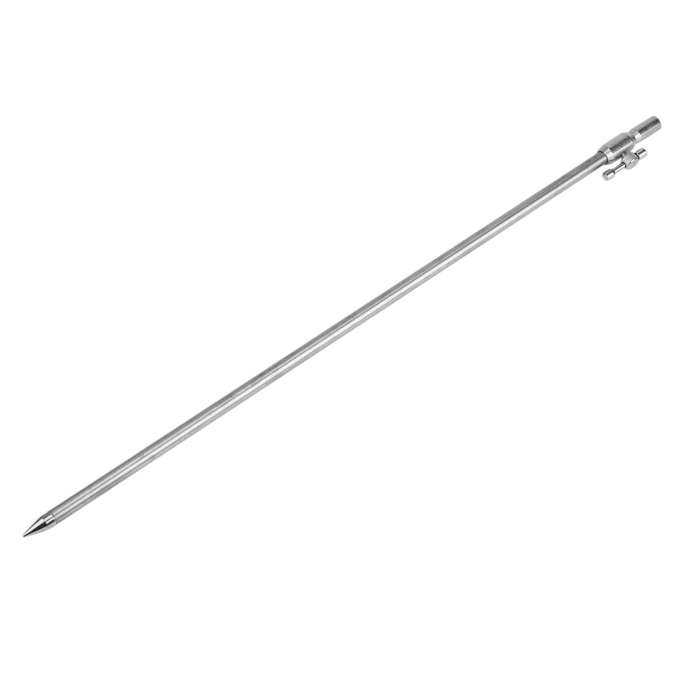 Srutueo extendable bankstick at full 100 cm reach for stable bite alarm positioning.