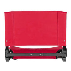 StadiumChair Gamechanger bleacher seat black safety hook securing on bleachers
