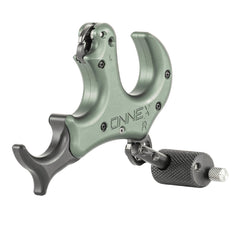 Stan OnneX resistance archery release on universal handle platform enabling flexible setups for accuracy.