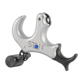 Stan Onnex resistance archery release grip in Echo Grey for improved control during practice.