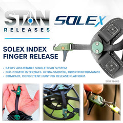 Stan SoleX single sear trigger close-up highlighting a crisp, responsive break.