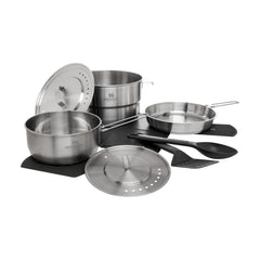 Stanley Adventure stock pot offers even heat for consistent meals.