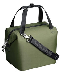 STANLEY All Day Julienne Mini Soft Cooler with strap shows hands-free carrying for picnics