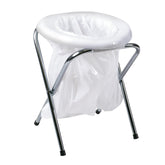 Stansport portable toilet seat atop sturdy steel legs for outdoor use