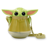 Star Wars Grogu flip-top lid art featuring Grogu's face for a spill-resistant travel companion.