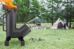 StarBlue Camping Rocket Stove with carrying bag for easy transport