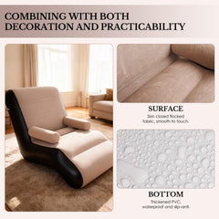 STARBRILLIANT inflatable deck chair deflated storage compactly fits drawers or trunks