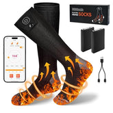Starines heated socks with app control for precise temperature on the go.