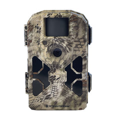 Stealth Cam 2020 G42NG side view highlights Kryptek camo blending with terrain.