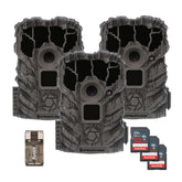 Stealth Cam Browtine 14MP camera pack set for field surveillance and wildlife monitoring.