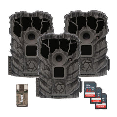Stealth Cam Browtine 14MP camera pack set for field surveillance and wildlife monitoring.