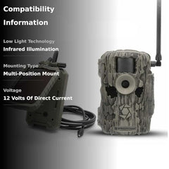 Stealth Cam Fusion Max 80ft detect and IR range boosts nighttime monitoring reliability.