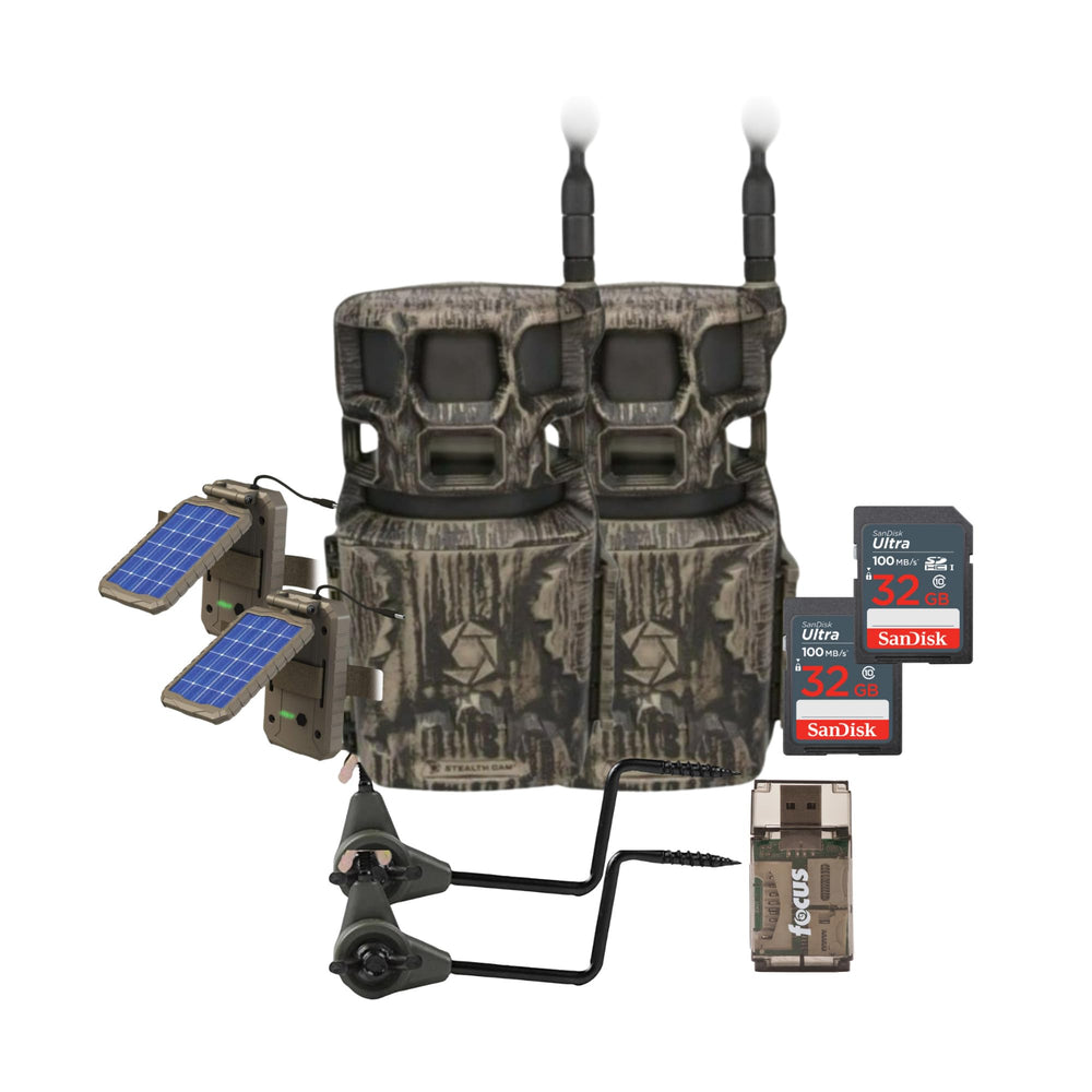 Stealth Cam Revolver Pro 2.0 360-degree imaging covers wide terrain for wildlife monitoring