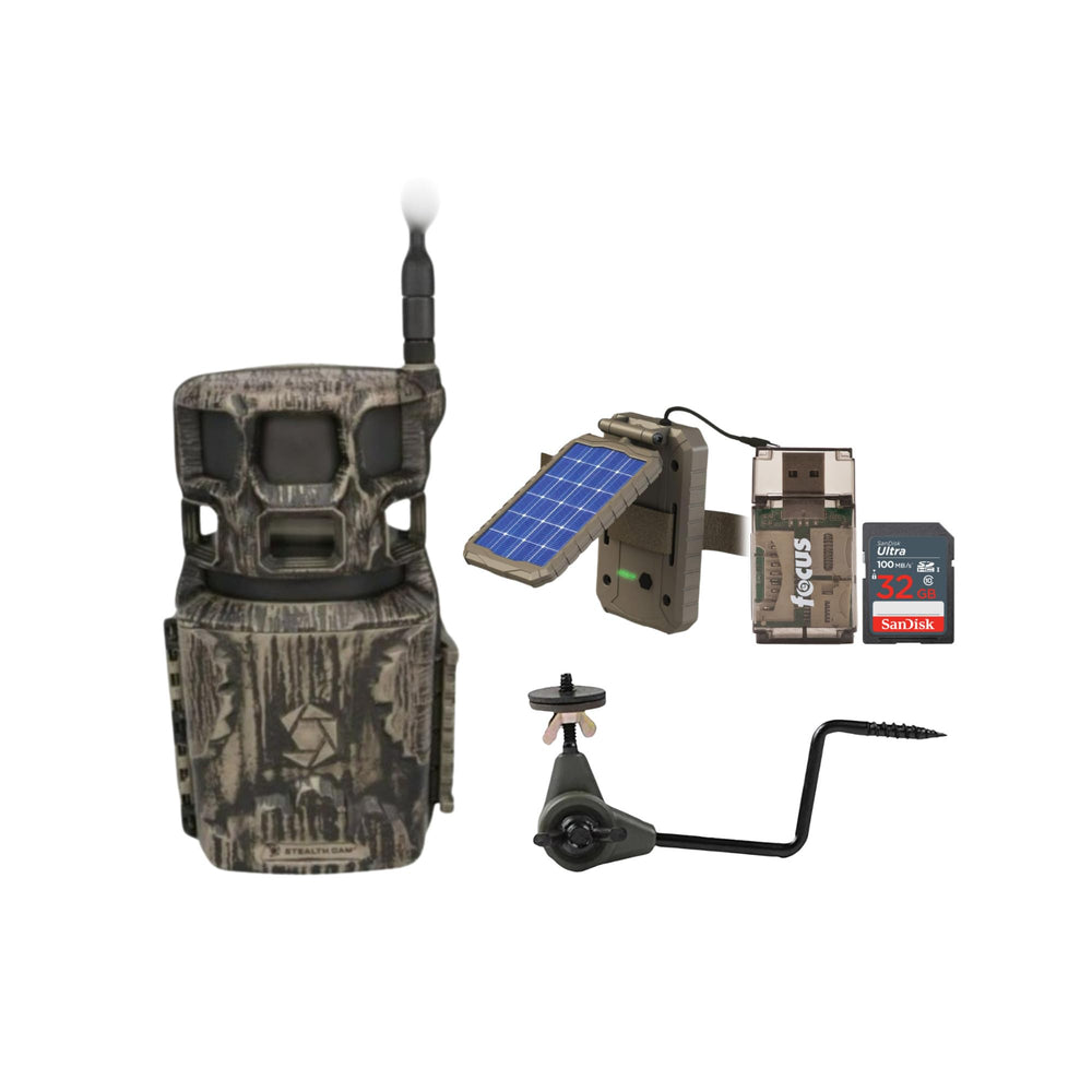 Stealth Cam Revolver Pro 2.0 camera in brown delivers crisp 40MP images for remote monitoring.